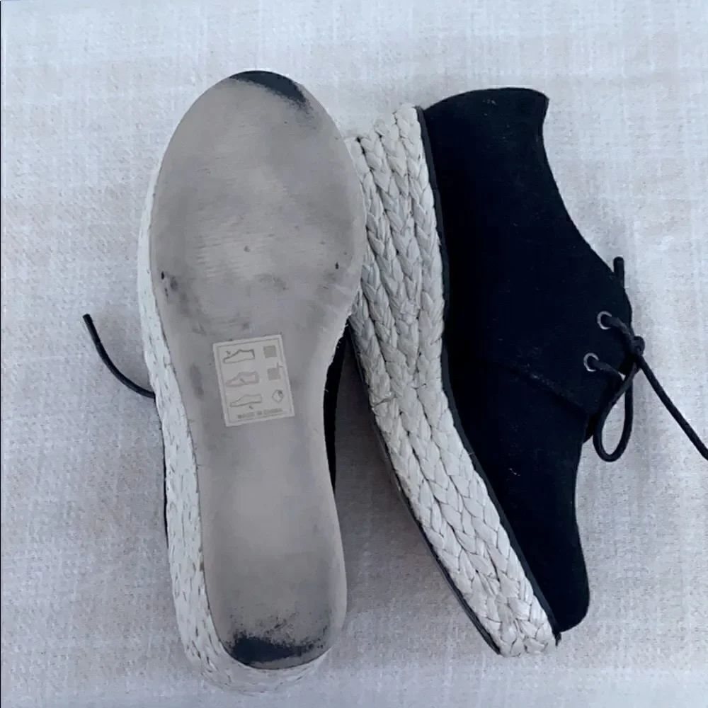 COPY - Shoemint Color block Platform Espadrille